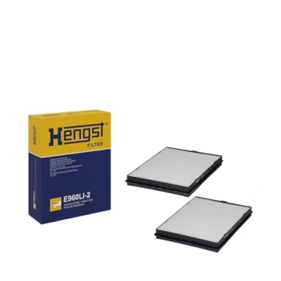 Image of 5193310000 Pollen Filter HENGST E960LI 2 274mm 204mm 30mm BMW: 5 Saloon, Touring