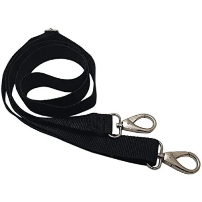 Image of Universal Carrying Strap for Various Bags with 2 Carabiner Hooks in Black Designs (Model 3)
