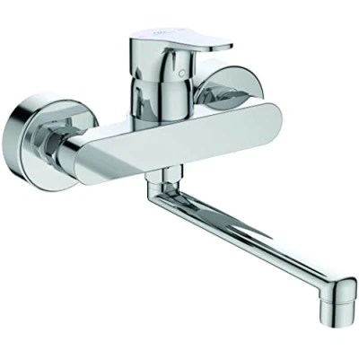 Image of Ideal Standard Cerabase, Wall Mounted Single Lever Kitchen Mixer, spout 360, Chrome