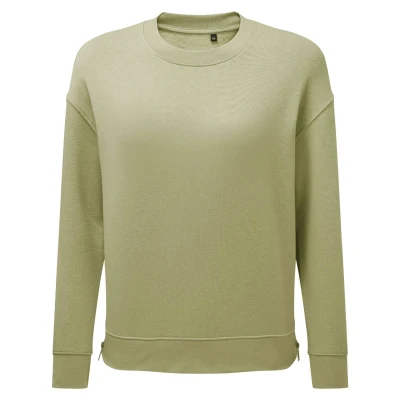 Image of Women&#039;s TriDri Recycled Chill Zip Sweatshirt Sage Green M