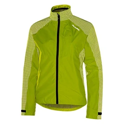 Image of Altura Night Vision Storm Ladies Cycling Jacket Yellow, Size 14 / Female Coat Women Waterproof Cycle Bike Commute Hi Viz Bright High Visibility Ride Wear Winter Water Rain Repellent Road Safe Top