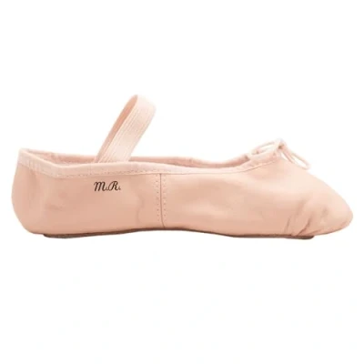 Image of Bloch Kids Leather Ballet Shoes Arise Can be Personalised (Pink, UK Footwear Size System, Little Kid, Women, Numeric, Medium, 12.5)