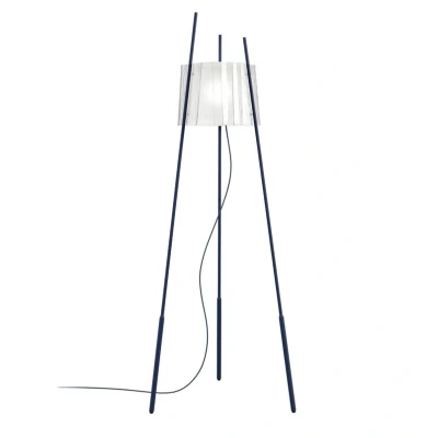 Image of Kundalini Tyla floor lamp, dimmable, dark blue