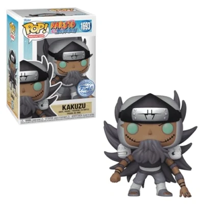 Image of Funko Pop! Naruto: Shippuden Kakuzu (Earth Grudge) Vinyl Figure, Approx. 4 Inches, Black/Green