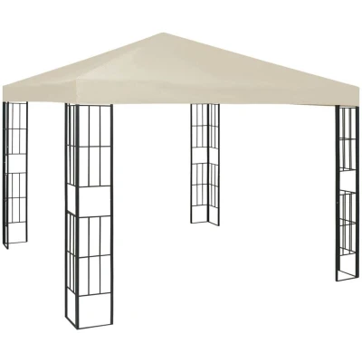Image of vidaXL Gazebo 3x3 m Cream