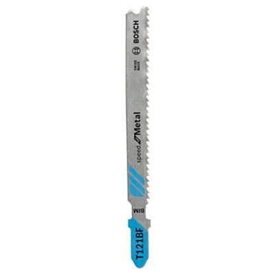 Image of Bosch Professional 5x Jigsaw Blade T 121 BF Speed for Metal (for Steel sheets, Accessories Jigsaw)