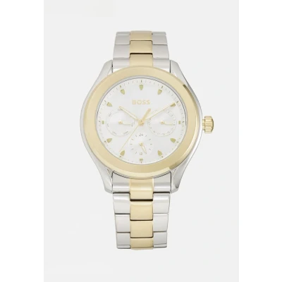 Image of BOSS LIDA Watch silver/goldcoloured, Women&#039;s, Size: One Size, Silver/gold coloured