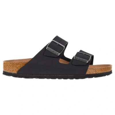 Image of Birkenstock Arizona BS Vegan Birko Flor Nubuck Unisex Slides Sandals