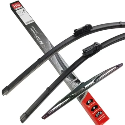 Image of HQ Automotive Wiper Blades for Vauxhall Combo E (2018 and later) Front Rear Kit, Ads71 624Hq14A V2