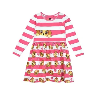 Image of Paw Patrol Dress Soft Cotton Girls Skye Girls&#039; Dresses Age 6 to 7 Years Multicolored Multicoloured