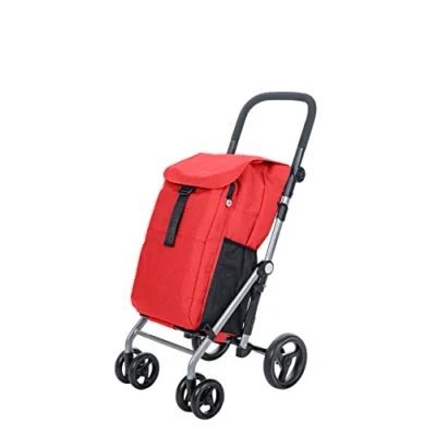 Image of Carlett Shopping rollators, Polyester, Red, 25kg