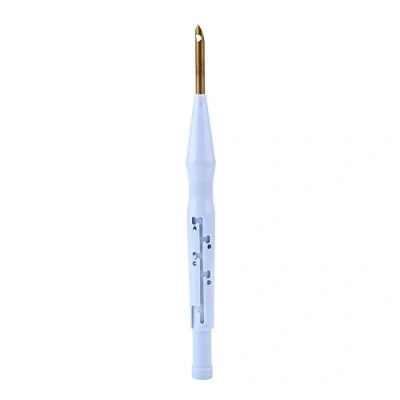 Image of Punch Needle Sewing Needles Embroidery Starter Kit Adjustable Pen Tool for DIY Craft Stitching Applique Embellishment