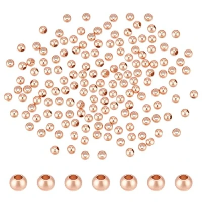 Image of PH PandaHall About 100 pcs Brass Crimp Beads Covers, Silver, 4X3mm, Hole: 2mm
