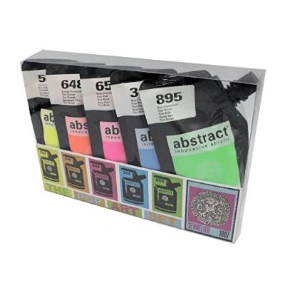 Image of Sennelier Abstract Acrylic Paint Set 5x120ml (Pop Art)