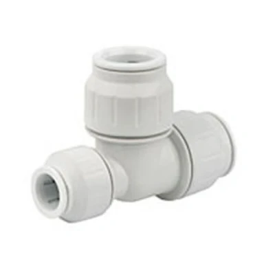 Image of JG Speedfit Reducing Tee Push Fit White 22x15x22mm PEM3022DW L