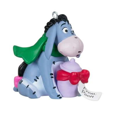 Image of Hallmark Keepsake Christmas Ornament 2024, Disney Winnie the Pooh A Gift for Eeyore, Gifts Fans