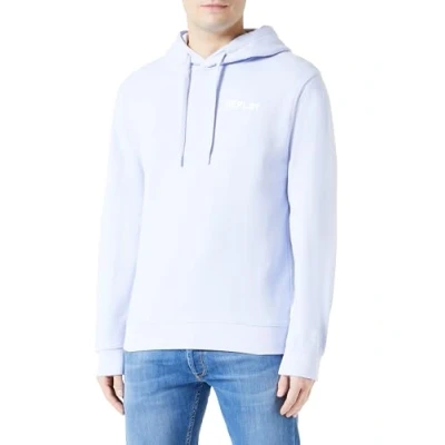 Image of Replay Men&#039;s Cotton Zip Hoodie, Purple (Bright Periwinkle 667), XL