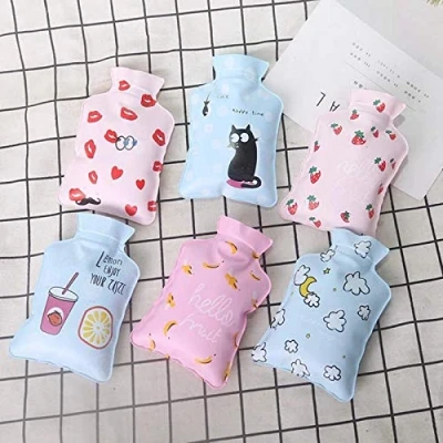 Image of 2pc Hot Water Bottle Portable Hand Warmer Pocket Feet Bags