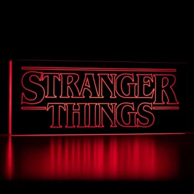 Image of Paladone Stranger Things Logo Light with 2 Modes, Officially Licensed Merchandise,Black