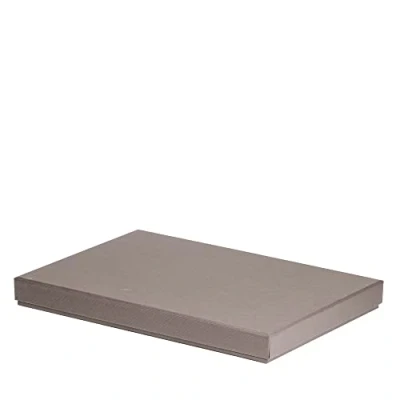 Image of Rössler Boxline 13521453490 Cardboard Box Rectangular Suitable for DIN A4, Taupe, Pack of 1