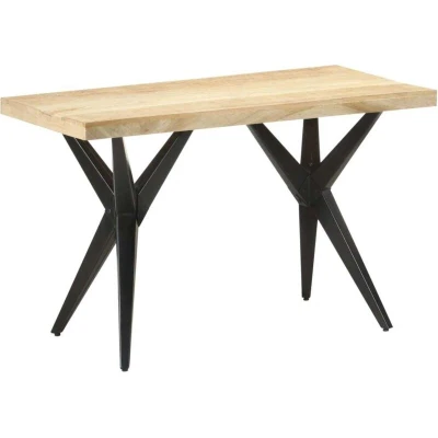 Image of vidaXL Dining Table 120x60x76 cm Solid Mango Wood