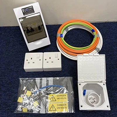 Image of TEW 240V Mains Electric Hook Up Installation Kit Campervan Motorhome Conversion 7