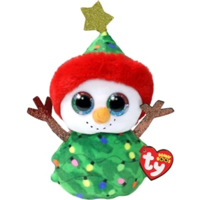 Image of TY Beanie Boo Regular 15 cm Garland Snowman Xmas 203