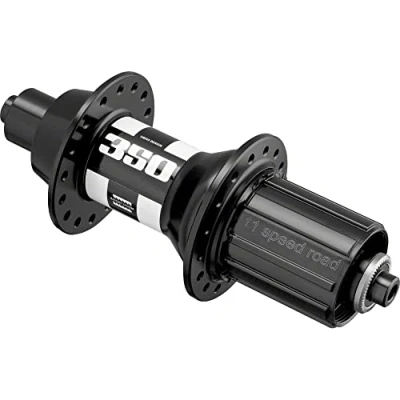 Image of DT Swiss 350 (Hugi system) rear 24 hole hub 130 mm Shimano black