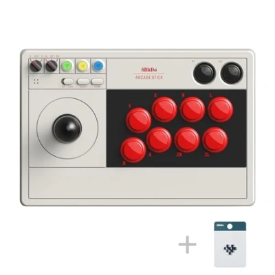 Image of 8Bitdo Arcade Stick for Nintendo Switch &amp; Windows )