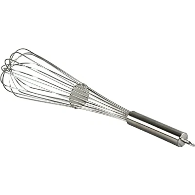 Image of Professional Stainless Steel Strong French Whisk with Loop Handle (45cm)