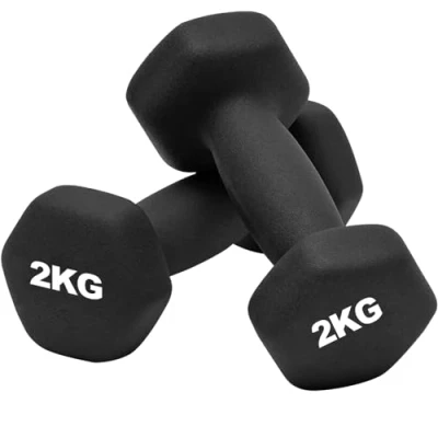 Image of Neoprene Dumbbell Weights Pair Sweat Resistant Set 1KG 2KG 3KG 4KG 5KG Hand Weight for Home Exercise,