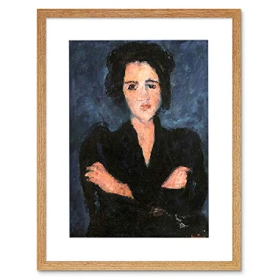 Image of Wee Blue Coo Chaim Soutine Portrait Eva Framed Wall Art Print
