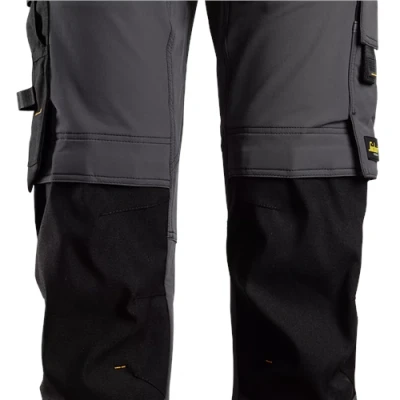 Image of Snickers AllroundWork Full Stretch Trousers Steel Grey/Black 88