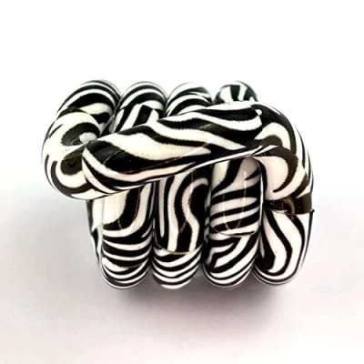 Image of Tangle Jr. Wild Series Zebra Fidget TO FOCUS Toy for Kids 3+ Twisting Sensory Great Fine Motor Skills In Official Box…