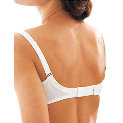 Image of Glamour Secrets Ltd Bra Extender 3 Hook 1 Pack containing Black, Nude &amp; White Extenders