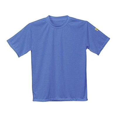 Image of Portwest Anti Static ESD T Shirt, Size: L, Colour: Hamilton Blue, AS20HBRL