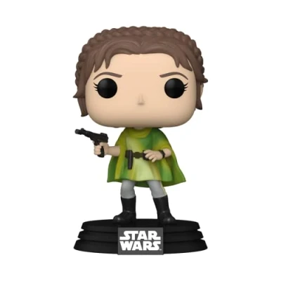 Image of Funko POP! Star Wars: Return of the Jedi 40th Leia (BH) Collectable Vinyl Figure Official Merchandise Toys for Kids &amp; Adults Movies Fans Model Collectors and Display