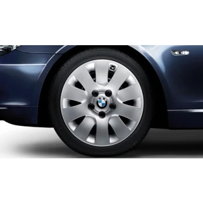 Image of BMW Genuine Steel Wheel Cover Trim Hub Cap 16&quot; Fits E60 LCI 36136768525