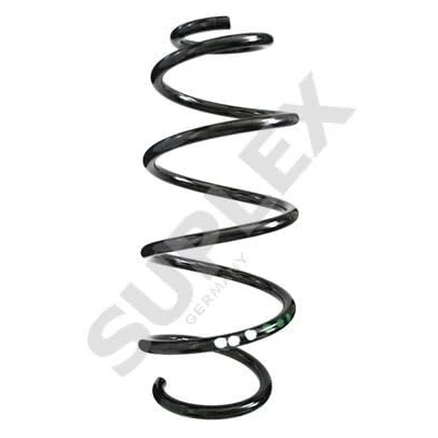 Image of 6R0411105B Coil spring SUPLEX 39337 Front Axle with constant wire diameter green (3x), white (3x) VOLKSWAGEN: Polo V Hatchback