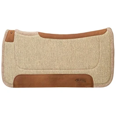 Image of Weaver Leather Contoured Jute Wool Blend Felt Saddle Pad, 30&quot;x30&quot;