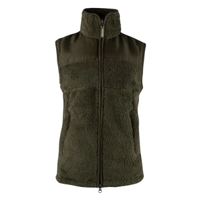 Image of JACK PYKE Sherpa Fleece Gilet Dark Olive XXXL