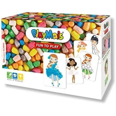 Image of PlayMais FUN to play fashion craft set for kids from 5 years I motor skills toy with 550, templates instructions Encourages creativity &amp; fine