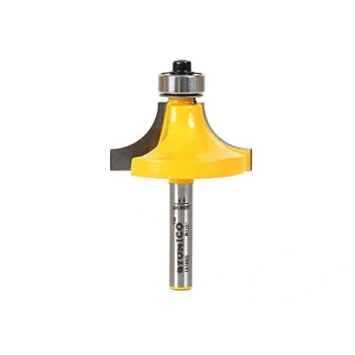 Image of Yonico 13166q Round Over Edge Forming Router Bit, Radius: 1/2&quot; 1/4&quot; Shank