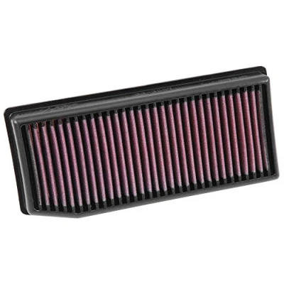 Image of K&amp;N Engine Air Filter: High Performance, Premium, Washable, Panel 2012 2019 (Dokker, Duster, Lodgy, Logan, Sandero, Vesta, Captur, Clio IV, SAMSUNG QM3), 33 3007