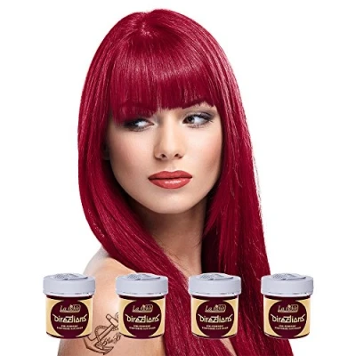 Image of Directions hair colour rose red set of 4 x 88 ml