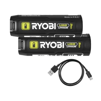 Image of Ryobi RB4L30X2 4V USB Lithium Twin Pack (2 x 3.0Ah)