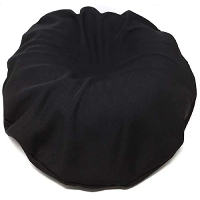 Image of COMFORTNIGHTS® Surgical Ring Cushion (donut cushion) (piles/pile),with washable Black poly cotton cover