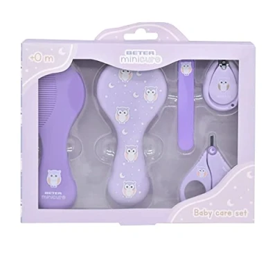 Image of Beter Baby Care Set, 5 Piece Grooming Kit, Ideal for Newborn Owl Figurine