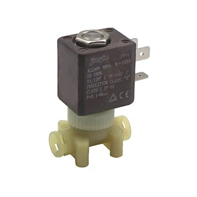 Image of JIAYIN JYZ 3 AC 230V 50HZ 6Bar Cannula 2/2 Way Plastic Normally Closed Water Solenoid Valve for Steam/Coffee Makers
