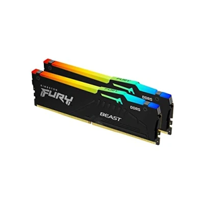 Image of Kingston FURY Beast Black RGB EXPO 16GB (2x8GB) 5600MT/s DDR5 CL36 DIMM Desktop Gaming Memory Kit of 2 KF556C36BBEAK2 16